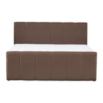 Kép 2/8 - Boxspring ágy, 140x200, barna, STAR