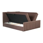 Kép 4/8 - Boxspring ágy, 140x200, barna, STAR