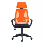 Kép 2/4 - Irodai szék, fekete/narancssárga, TAXIS NEW