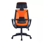 Kép 4/4 - Irodai szék, fekete/narancssárga, TAXIS NEW