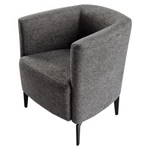 Kép 9/13 - Design fotel, szürke/fekete, KAPY