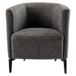 Kép 13/13 - Design fotel, szürke/fekete, KAPY