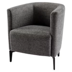 Kép 3/13 - Design fotel, szürke/fekete, KAPY