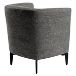 Kép 8/13 - Design fotel, szürke/fekete, KAPY