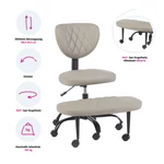 Kép 2/13 - Ergonomikus térdeplőszék