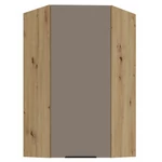 Kép 1/17 - Felső sarokszekrény, sandgrau/artisan tölgy, FRISBO 60x60 GN-108 1F