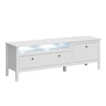 Kép 1/5 - TV asztal 1S1K/160, fehér, OLJE