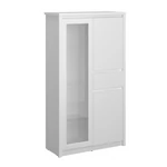 Kép 1/5 - Alacsony vitrin 2D1W1S, fehér, ERODIN