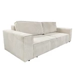 Kép 1/7 - Kihúzható heverő, tejszínes, HARPERA BIG SOFA