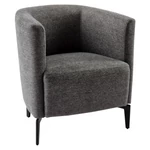 Kép 1/13 - Design fotel, szürke/fekete, KAPY