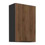 Kép 1/7 - Felső szekrény, okapi dió/fekete, MENZO 60 G-90 1F