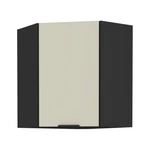 Kép 1/7 - Felső sarokszekrény cashmere/fekete, ARAKA 60x60 GN-72 1F