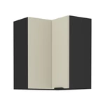 Kép 1/7 - Felső sarokszekrény cashmere/fekete, ARAKA 60x60 GN-72 2F