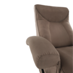Kép 5/19 - Mechanikusan állítható pihenő fotel, szürkés barna textil, SUAREZ