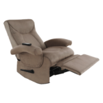 Kép 17/19 - Mechanikusan állítható pihenő fotel, szürkés barna textil, SUAREZ