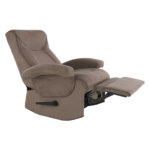 Kép 15/19 - Mechanikusan állítható pihenő fotel, szürkés barna textil, SUAREZ