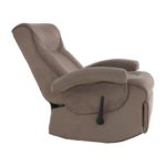 Kép 14/19 - Mechanikusan állítható pihenő fotel, szürkés barna textil, SUAREZ