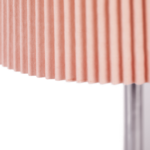 Kép 6/12 - Asztali lámpa, fém/rózsaszín textil lámpabúra, GAIDEN