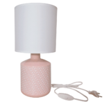 Kép 6/7 - Asztali lámpa, fehér/rózsaszín, OFRED