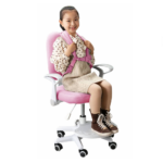 Kép 1/4 - Növekvő szék alappal és pántokkal, rózsaszín/fehér, ANAIS