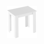 Kép 1/5 - Étkezőasztal fehér 86x60 cm  TARINIO