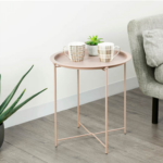 Kép 2/27 - Kisasztal levehető tálcával, nude rózsaszín, RENDER