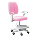Kép 4/4 - Növekvő szék alappal és pántokkal, rózsaszín/fehér, ANAIS