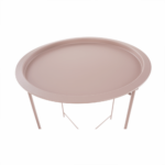Kép 23/27 - Kisasztal levehető tálcával, nude rózsaszín, RENDER