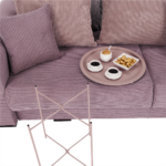 Kép 14/27 - Kisasztal levehető tálcával, nude rózsaszín, RENDER