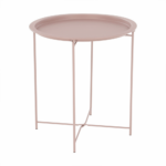 Kép 11/27 - Kisasztal levehető tálcával, nude rózsaszín, RENDER