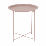 Kép 10/27 - Kisasztal levehető tálcával, nude rózsaszín, RENDER