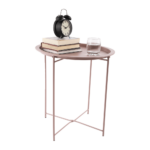 Kép 26/27 - Kisasztal levehető tálcával, nude rózsaszín, RENDER