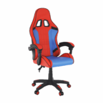 Kép 30/31 - Irodai/gamer szék, kék/piros, SPIDEX