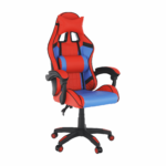 Kép 29/31 - Irodai/gamer szék, kék/piros, SPIDEX