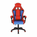 Kép 26/31 - Irodai/gamer szék, kék/piros, SPIDEX