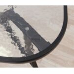 Kép 10/15 - Étkezőasztal, edzett üveg/acél, 150x90 cm, PASTER
