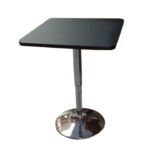 Kép 2/4 - Bárasztal, állítható magasság, fekete,86-105, FLORIAN