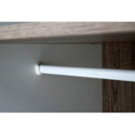 Kép 10/14 - Akasztós szekrény, fehér - extra magas fényű HG/trufla sonoma tölgy, LYNATET 20