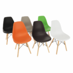 Kép 13/25 - Modern szék, bükk+ fehér, CINKLA 3 NEW