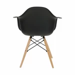 Kép 7/26 - Fotel, fekete/bükk, DAMEN NEW