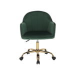 Kép 13/22 - irodai szék, zöld Velvet szövet/arany, EROL