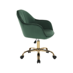 Kép 14/22 - irodai szék, zöld Velvet szövet/arany, EROL