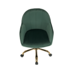 Kép 16/22 - irodai szék, zöld Velvet szövet/arany, EROL
