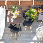 Kép 22/26 - Fotel, fekete/bükk, DAMEN NEW
