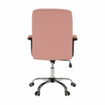 Kép 3/16 - Irodai szék, rózsaszín textilbőr RULIS