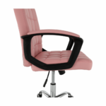 Kép 12/16 - Irodai szék, rózsaszín textilbőr RULIS