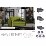 Kép 1/2 - VIVA SMART II. előre nyíló rugós kanapé
