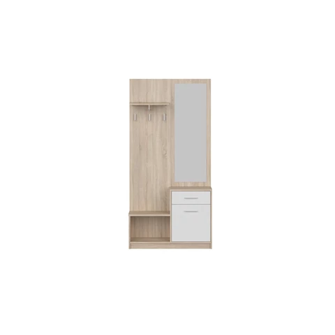 Nepo 023 PPK előszobabútor sonoma/fehér