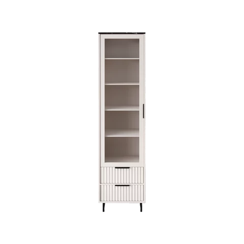 Fresko vitrines szekrény kasmir- sötét márvány Reg1w2s