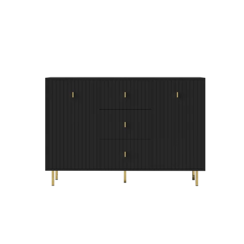 Piano komód 2D3S fekete